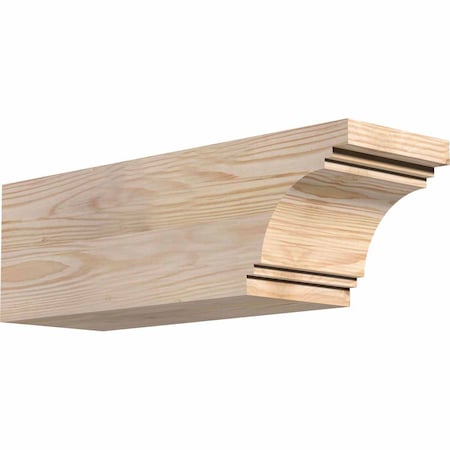 Ekena Millwork Pescadero Smooth Rafter Tail, Douglas Fir, 5 1/2"W x 6"H x 18"L RFT06X06X18PEC00SDF